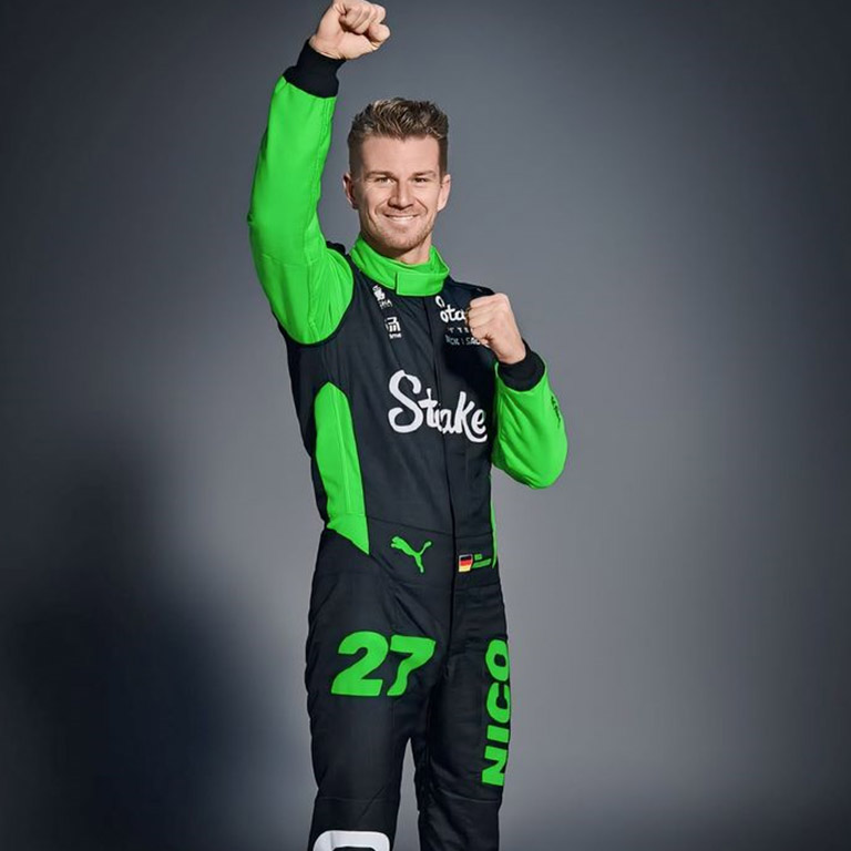 2025 KICK SAUBER NICO HULKENBERG F1 RACE SUIT REPLICA - Image 2