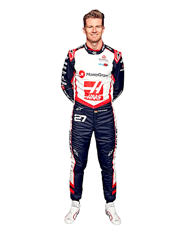 2024 Nico Hulkenberg Haas F1 Race Suit REPLICA - Image 3
