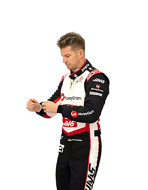 2024 Nico Hulkenberg Haas F1 Race Suit REPLICA - Image 2