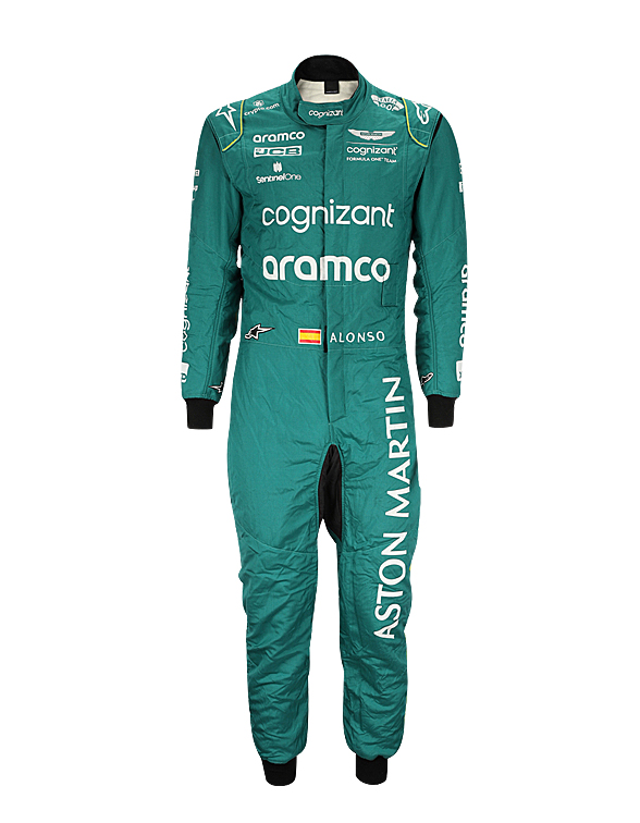 2023 Fernando Alonso Aston Martin F1 Race Suit REPLICA - Image 3